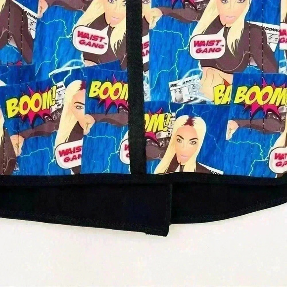 Premodonna By Ann Cherry Rare “Boom” Graphics Cartoon Compression Corset SizeXXL - Picture 9 of 16